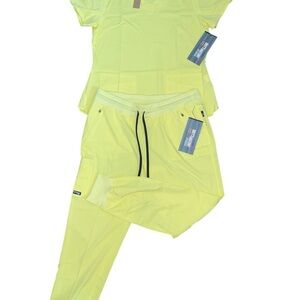 Grey's Anatomy Vibrant Yellow Joggers for a Sporty Look